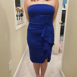 Blue Cocktail Dress